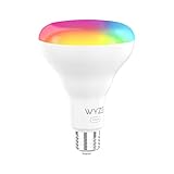 Wyze Bulb Color, BR30 Wi-Fi Smart Bulb, E26 Base,...
