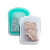 Stasher Premium Silicone Reusable Food Storage...