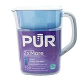 PUR 7-Cup Water Pitcher, 1 Genuine Filter,...