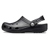 Crocs Unisex-Adult Classic Clogs, Black, 8 Men/10...
