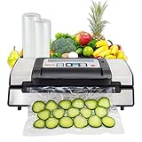 Nesco Deluxe Food VS-12 Vacuum Sealer, 130 Watts,...