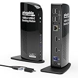 Plugable Universal Laptop Docking Station Dual...