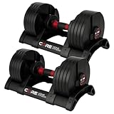 Core Fitness® Adjustable Dumbbell Weight Set by...
