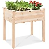 Best Choice Products 34x18x30in Raised Garden Bed,...